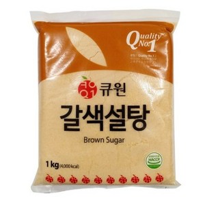 큐원 갈색설탕, 1kg, 3개