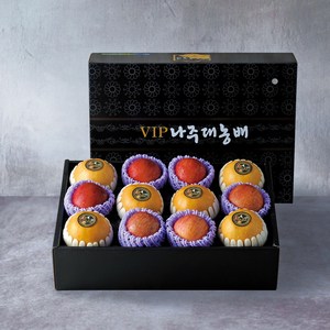 과일선물세트 나주배/사과 혼합과일세트, 사과배 혼합선물세트 1호 5kg (사과6과+배6과), 1세트