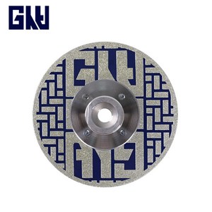 지스비 프리미엄 멀티 다이아몬드 날 105mm 플랜지타입 타일 대리석 철근 콘크리트 절단 연마 GCD 04D 002, 1개