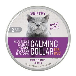 센트리 카밍 칼라 고양이 긴장 완화 목줄 / Senty Behavio and Calming Colla fo Cats, 3개월분, 1개