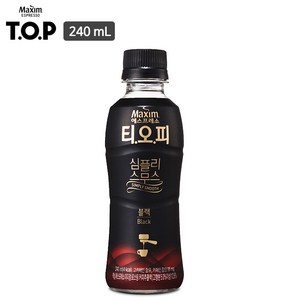 티오피 심플리스무스 블랙 240mLx10병/심플리블랙, 240ml, 10개