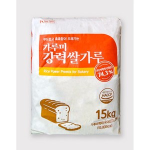 가루미 강력쌀가루 15kg 제빵용 국내산, 1개