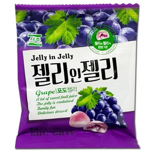 서주 젤리 인 젤리 포도맛, 23g, 1개