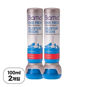 바마 프레쉬 신발 냄새제거 스프레이 본품, 100ml, 2개