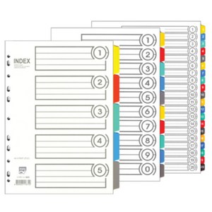 알파 인덱스간지 I-610 PVC 10분류 A4, 1