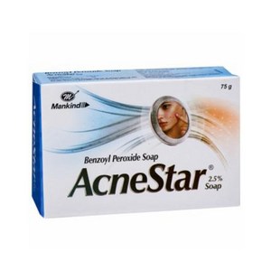 Acnestar Benzoyl Peroxide Soap 2.5% 75g 벤조일퍼옥사이드 여드름비누, 1개