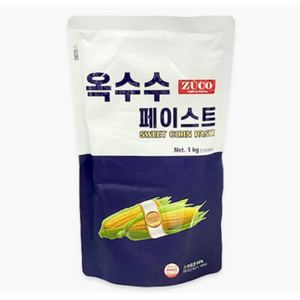 3980. 옥수수 페이스트 - 신광1kg, 4개, 1kg