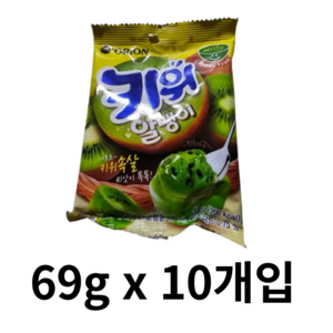 오리온 키위 알맹이 젤리빈, 2개, 670g