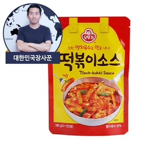 오뚜기 진한 멸치육수로 맛을 낸 떡볶이소스, 180g, 1개