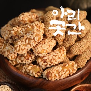 전통찹쌀유과 단호박찹쌀유과 메밀유과 무우조청사용 무설탕 여수 향일암 아리곳간, 찐쌀유과, 1개, 450g