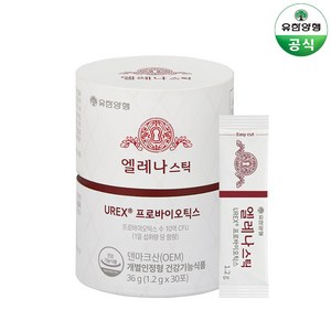 유한양행 엘레나 스틱 여성 질 유산균 30포 온가족 유산균 어린이 임산부 학생, 36g, 1개