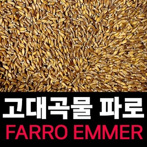 최신거로 드세요 FARRO 파로 (엠머 밀) 고대곡물, 1개, 1kg