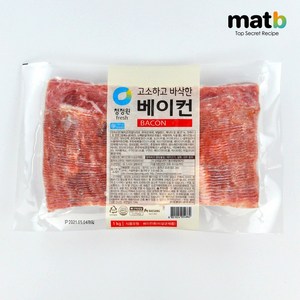 청정원 고소하고 바삭한 베이컨 1kg, 1개