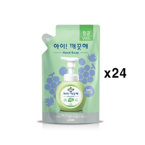 [라이온코리아] 아이깨끗해 대용량 리필 450ml x 24개(한박스), 24개