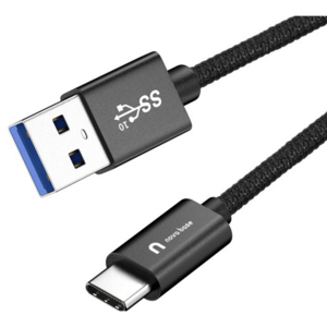 속도빠른 아이폰 카플레이 C타입 케이블 USB3.2 10Gbps, 1개, 블랙, 30cm