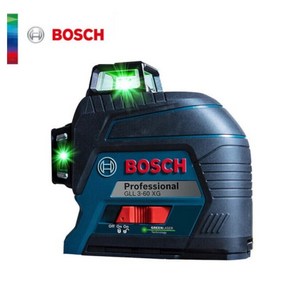 Bosch 전문 레이저 레벨 거리 측정기 방수 방진 3D 3 면 12 라인 그린 빔 그라디언터 GLL30G/Gll3-60Xg, 1개, 3.Bosch GLL30G