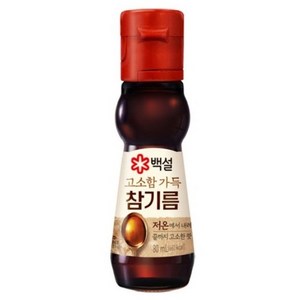 CJ제일제당 백설 고소함 가득 참기름, 2개, 80ml