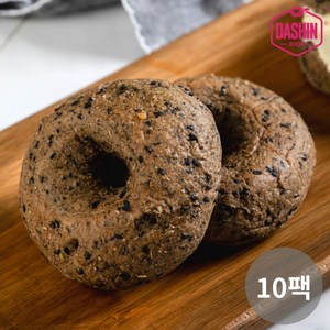 [주문 후 제빵] 통밀당 천연발효 통밀흑임자빵 120g(2개입) / 아르토스베이커리 비건빵, 10개, 120g