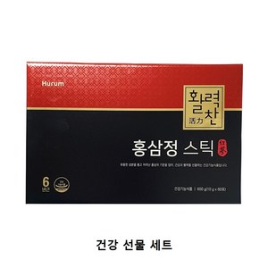 휴럼 활력찬 홍삼정 스틱 10g x 60포 2개월분 쇼핑백 포함 코스트코 선물세트, 1박스