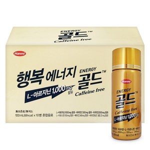 한미약품 행복 에너지골드 무카페인, 30개, 100ml, 100g