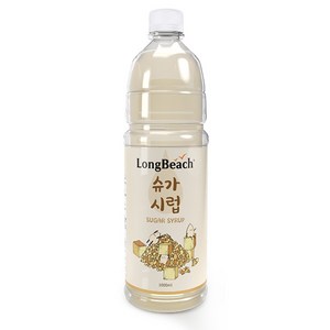 롱비치 카페 설탕시럽 1L, 1개