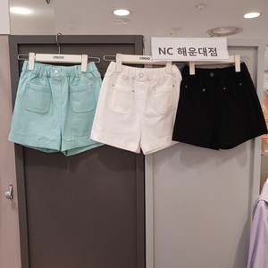 [오후] 24년 여름 50% #빠른 배송# 신축이 좋아 잘 늘어나는 초등 여아들에 데일리 요일 가성비 바지!! 찐텐션 스판 짱 3부 팬츠 OHTA24452