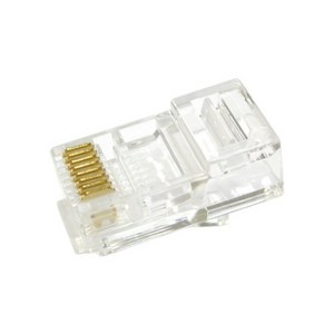 [PLUG MASTER] 플러그마스터 RJ-45 커넥터 CAT.6 UTP P8-001E [투명/100개], 상세페이지 참조, 1개