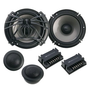 Soundsteam AC.6 Aachnid Component 16.5cm(6.5x2.54cm) 양방향 300W 스피커 세트 블랙, 1개