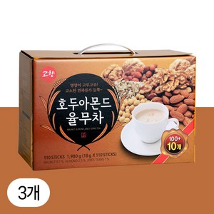 고향 호두아몬드 율무차, 18g, 110개입, 3개