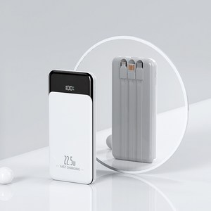 PYHO 보조배터리 22.5W 급속충전 30000mAh 대용량 아이폰-삼성 보조배터리 기내 반입 가능, 흰색