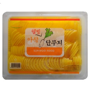 웰빙 아삭 단무지 반달단무지, 1개, 2.6kg