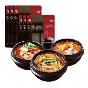 집국백서 매콤 시리즈 (육개장 2팩+김치찌개 2팩+부대찌개 2팩), 1개