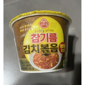 오뚜기 컵밥 참기름 김치볶음밥, 259g, 2개