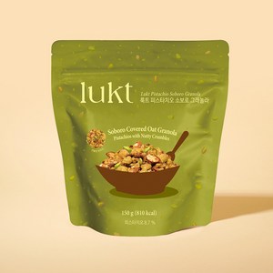 [룩트][대용량] 피스타치오 소보로 그래놀라, 1개, 150g