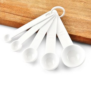 화이트 계량스푼 세트 (5pcs)