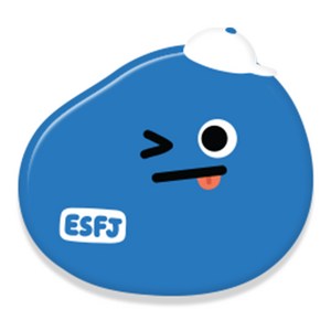 핫티몰 MBTI 성격유형 캐릭터 꼬물이 투명 아크릴 휴대폰 거치대 스마트톡 모음, 05.ESFJ, 1개