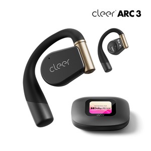 클리어 아크3 돌비 애트모스 오픈형 블루투스 이어폰 Cleer Arc3 aptX LDAC, 스포츠 블랙 골드