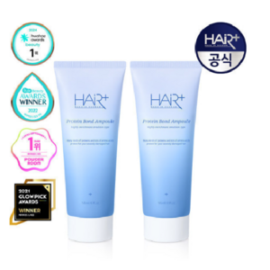 [헤어플러스] 단백질 본드 앰플 에센스 145ml X2개 (+단백질 샴푸 50ml + 트리트먼트 50ml 증정), 2개