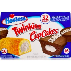 호스티스 버라이어티팩 트윙키 컵케익 대용량 32개입 Vaiety Twinkies Cupcakes 32ct, 1개