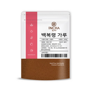 인차 백복령분말, 200g, 1개