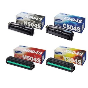 CLT-K504S/C504S/M504S/Y504S (4색 SET) [삼성/정품토너]CLX-4195/N/FN/FW SL-C1810W SL-C1810FW SL-C1860FW, 1개, 검정,파랑,빨강,노랑