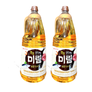 롯데 대용량 요리 전용 미림, 2L, 2개