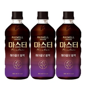 MIK 동서 맥스웰 콜롬비아나 마스터 헤이즐넛 500ml X 24개, 20개