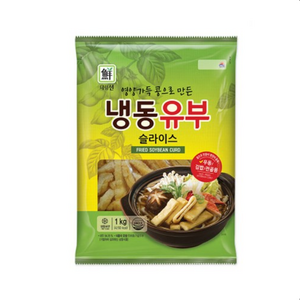 대림 냉동유부 슬라이스 1kg, 1개