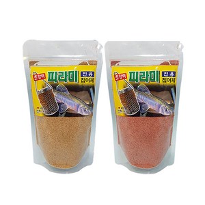 피라미 전용 카고 집어제 민물 낚시 떡밥, 1개, 95g