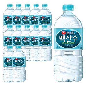 백산수 생수, 1L, 12개