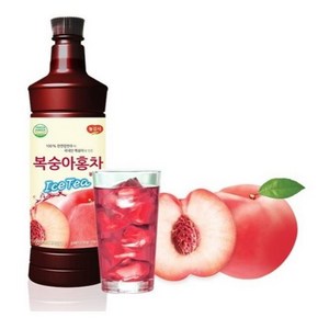 늘감사 광야 복숭아홍차 베이스 970ml 아이스티 홍차, 1개