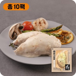 꼬기다 프리미엄 소스 닭가슴살, 100g, 10개, 갈릭크림맛