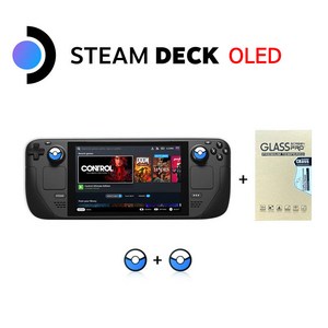 스팀덱 올레드 Steam Deck OLED - 보호필름 + 엄지캡 포함 - 포함, 1TB OLED