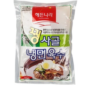 [푸드토스] 해든나라 꿩사골 냉면육수 (340m X 5봉) 합천식품, 5개, 340ml